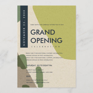 MODERNE ABSTRACTE KUNST LIMOGROENE GRAND OPENING E KAART