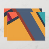 Moderne Abstracte kunst met minimalisme Briefkaart (Voorkant / Achterkant)