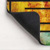 Moderne abstracte kunst muismat (Hoek)