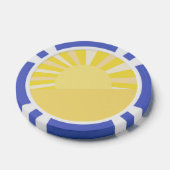 moderne abstracte kunst poker chips (Enkel)
