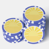 moderne abstracte kunst poker chips (Opstapeling)