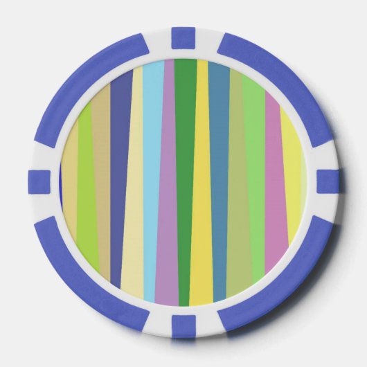 moderne abstracte kunst poker chips (Voorkant)