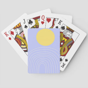moderne abstracte kunst pokerkaarten