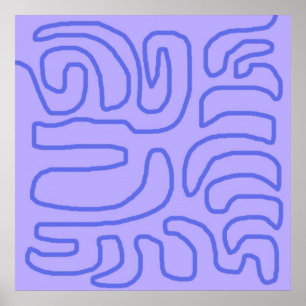 moderne abstracte kunst poster