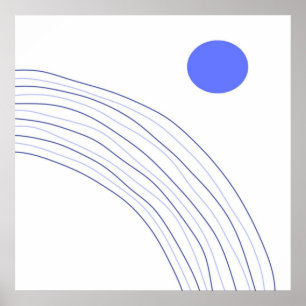 moderne abstracte kunst poster