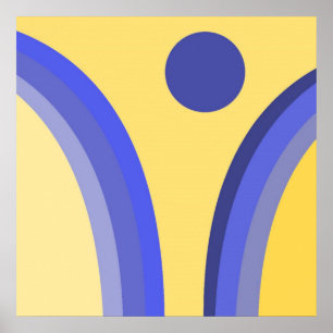 moderne abstracte kunst poster