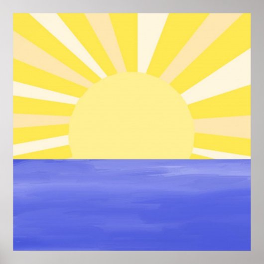 moderne abstracte kunst poster (Voorkant)