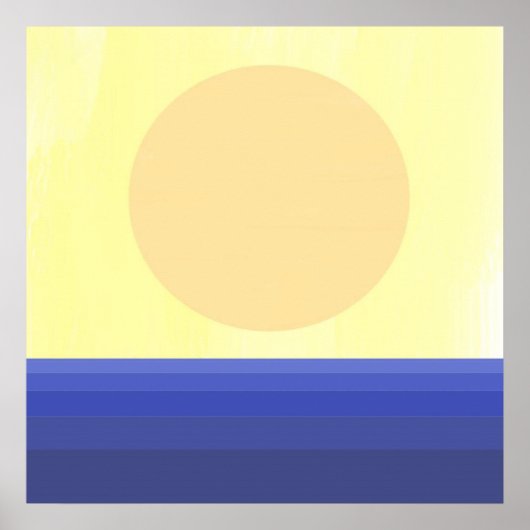 moderne abstracte kunst poster (Voorkant)