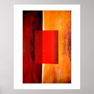 Moderne Abstracte kunst Poster - Minimale kunstwer