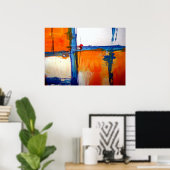 Moderne Abstracte Kunst Posters (Thuiskantoor)