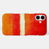 Moderne Abstracte Kunst - Rood Geel Wit Case-Mate iPhone Case (Achterkant (horizontaal))
