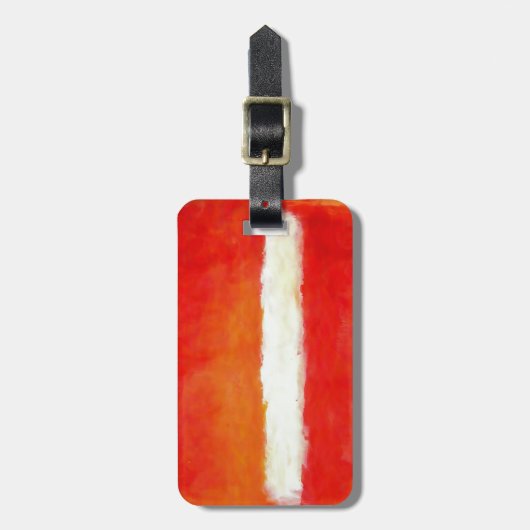 Moderne Abstracte kunst - Rothko Style Bagagelabel (Voorkant verticaal)