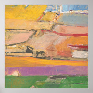 Moderne Abstracte kunst schilderij van Richard Die Poster
