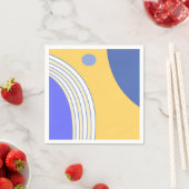 moderne abstracte kunst servet (Insitu)