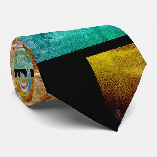 Moderne abstracte kunst stropdas (Opgerold)