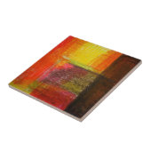 Moderne Abstracte kunst Tegeltje (Zijkant)