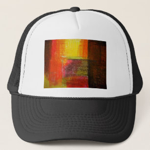 Moderne Abstracte kunst Trucker Pet