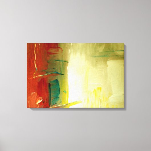 Moderne Abstracte kunst verpakt canvas Afdruk (Voorkant)
