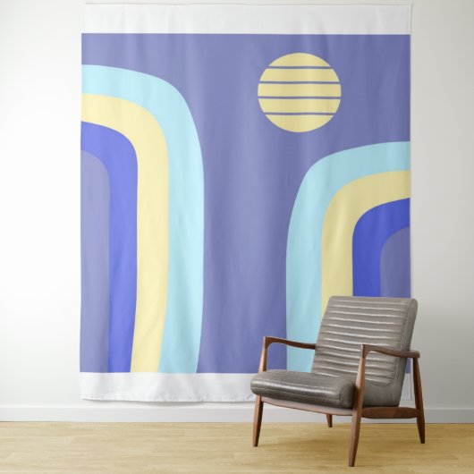 moderne abstracte kunst wandkleed (In situ)