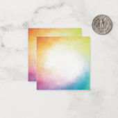 Moderne Abstracte kunstblanco Sjabloon rood geel (Voorkant / Achterkant in situ)