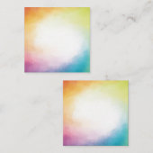 Moderne Abstracte kunstblanco Sjabloon rood geel (Voorkant / Achterkant)