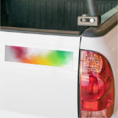 Moderne Abstracte kunstkleurrijke blanco Sjabloon  Bumpersticker (Op Truck)