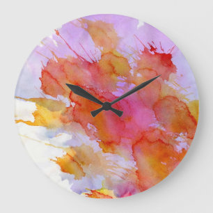 Moderne Abstracte kunstwandklokken Grote Klok