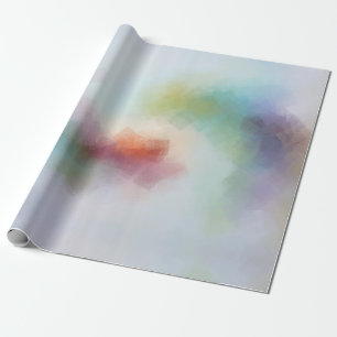 Moderne Abstracte Kunstwerk Elegant Kleurrijk Ontw Cadeaupapier