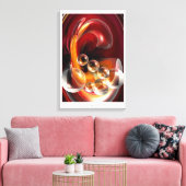 moderne abstracte kunstwerken serdar hizli canvas afdruk (Insitu (Woonkamer))