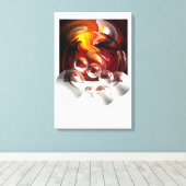 moderne abstracte kunstwerken serdar hizli canvas afdruk (Insitu (Houten vloer))