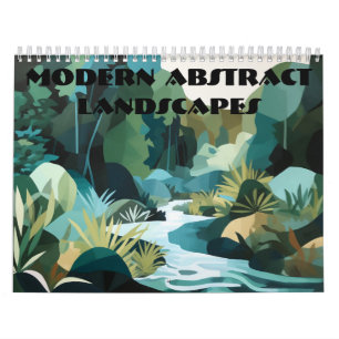 Moderne Abstracte landschappen Kalender