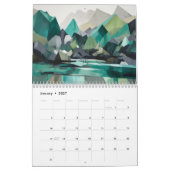 Moderne Abstracte landschappen Kalender (Jan 2027)