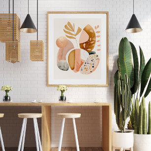 Moderne Abstracte legante minimalistische wazige r Poster