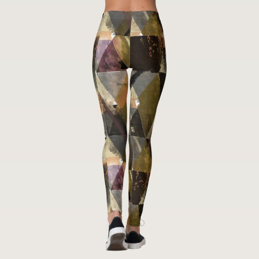 Moderne abstracte Leggings (Achterkant)