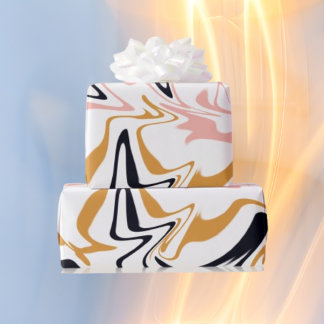 Moderne abstracte lijnen Gift Cadeaupapier