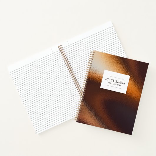 Moderne Abstracte lozing Notitieboek (Binnen)