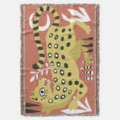 Moderne Abstracte luipaard Deken (Voorkant Verticaal)