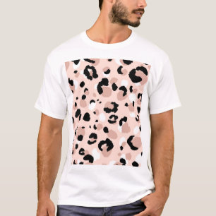 Moderne Abstracte luipaard Dierenprint T-shirt