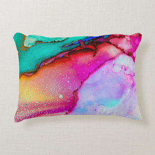 Moderne Abstracte marmer Waterverf ontwerp Accent Kussen
