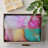 Moderne Abstracte marmer Waterverf ontwerp Tissuepapier (Geschenk)