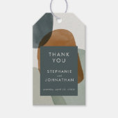 Moderne Abstracte minimalistische aangepaste gesch Cadeaulabel (Voorkant)