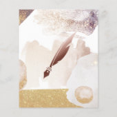 Moderne Abstracte mobiele handleiding & leningsond Flyer (Achterkant)