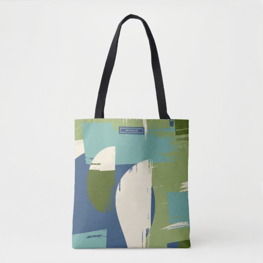 Moderne Abstracte Multikleur Draagtas (Voorkant)