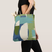 Moderne Abstracte Multikleur Draagtas (Dichtbij)