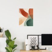 Moderne Abstracte muurkunst print (Thuiskantoor)