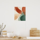 Moderne Abstracte muurkunst print (Keuken)