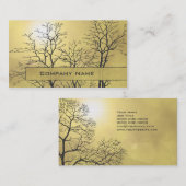 Moderne Abstracte Natuur Visitekaartje (Voorkant / Achterkant)