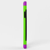 Moderne Abstracte Neon Pink Green Fractal Flowers Case-Mate iPhone Case (Achterkant/rechts)