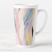 Moderne Abstracte olievloeistof Latte Mok (Rechts)