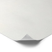 Moderne Abstracte Oranje Accent Poster (Hoek)